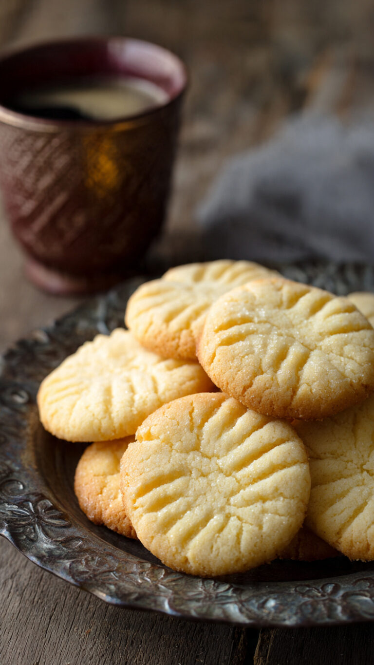 : 3 Ingredient Butter Cookies – Easy Soft & Buttery Homemade Cookies