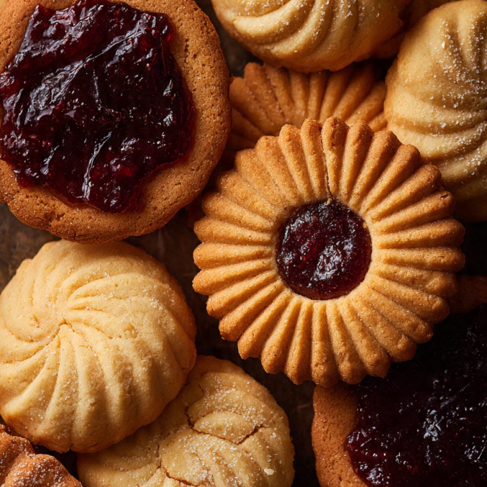 Jam Filled Butter Cookies – Soft, Buttery & Sweet Center Recipe