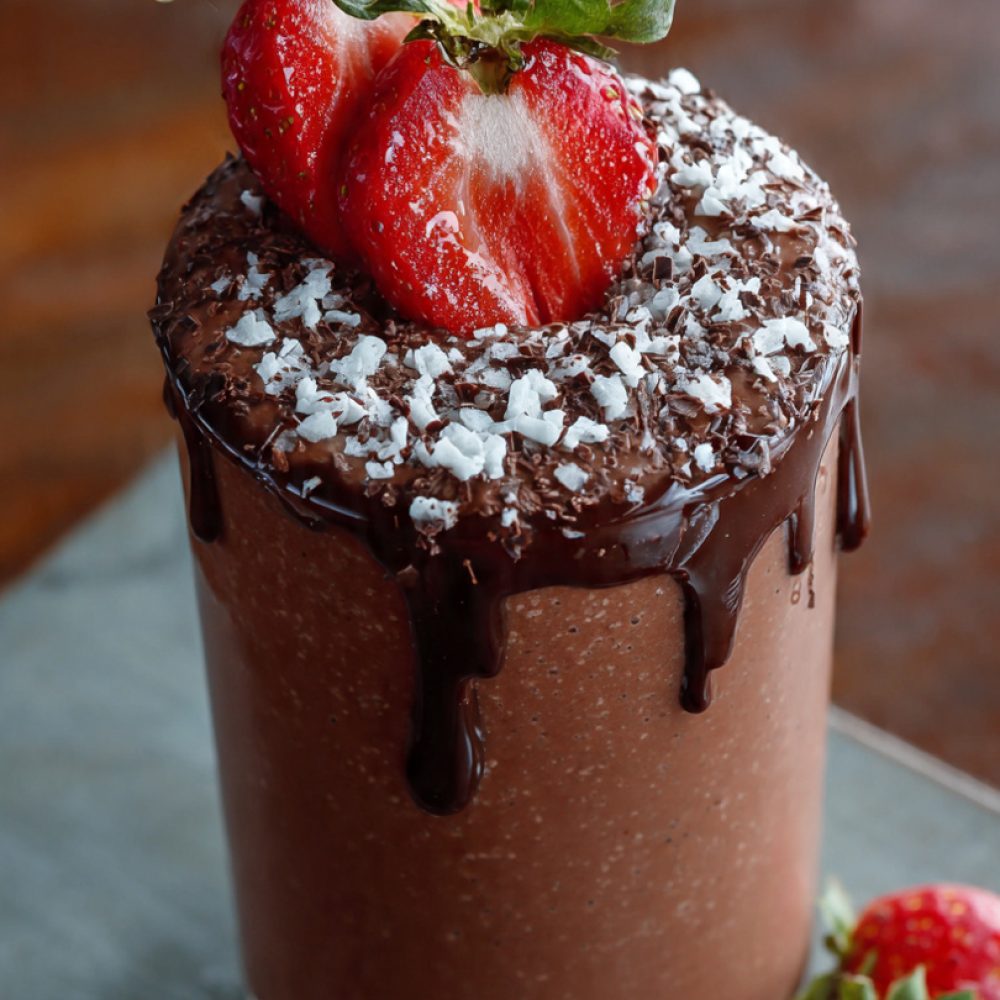 chocolate-strawberry-smoothie